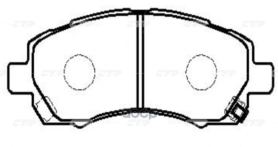 Колодки тормозные дисковые передние Subaru Impreza 1992 ~ 2000 / Impreza Plus 2000 ~ 2006 / Legacy 1 CTR арт. GK0989