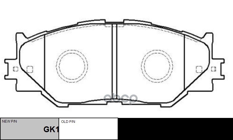 Колодки передние LEXUS IS 250-220D/250C CTR GK1088 CTR арт. GK1088