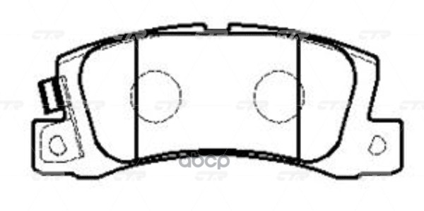 Колодки тормозные TOYOTA Avensis 1997 ~ 2003 / Caldina 1992 ~ 2002 / Camry 1990 ~ 2006 / Carina 1985 ~ 1996 зад.прав.лев. (ст...