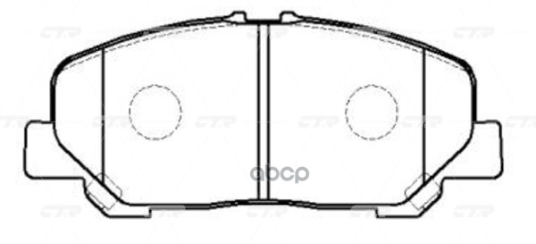 Колодки передние TOYOTA Estima/Previa all 2006-> CTR GK1177 CTR арт. GK1177
