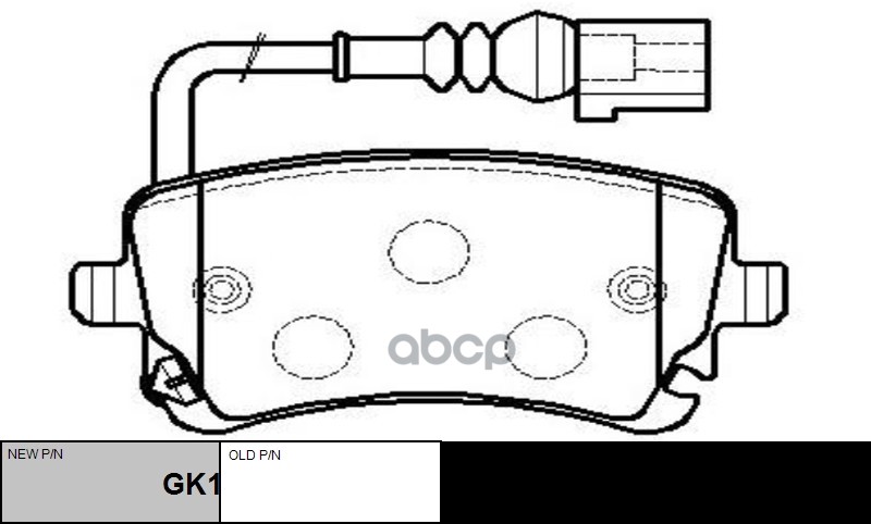 Колодки тормозные дисковые VOLKSWAGEN T5 03/MULTIVAN 03 (старый арт. CKVW-32) GK1259 CTR арт. GK1259