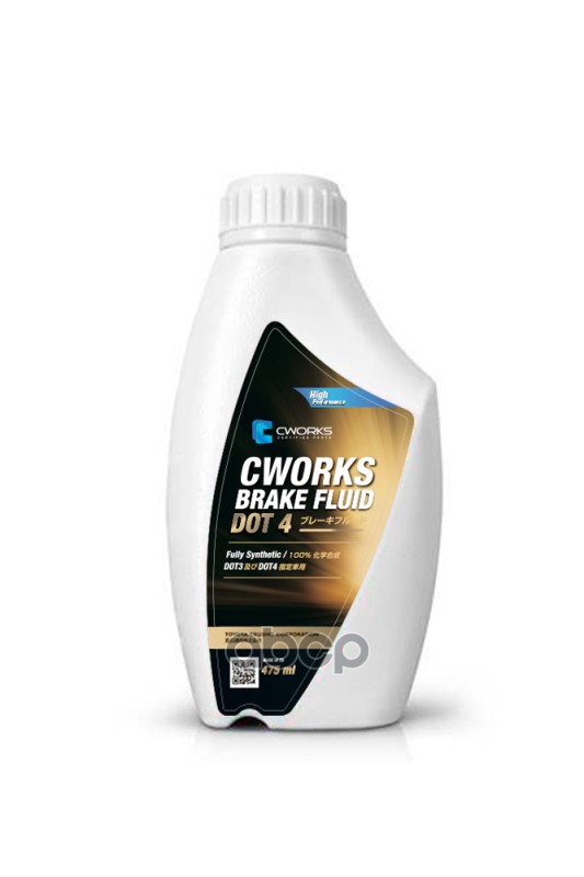 Жидкость тормозная CWORKS Brake Fluid Dot-4  0.5L CWORKS арт. a310r0x05