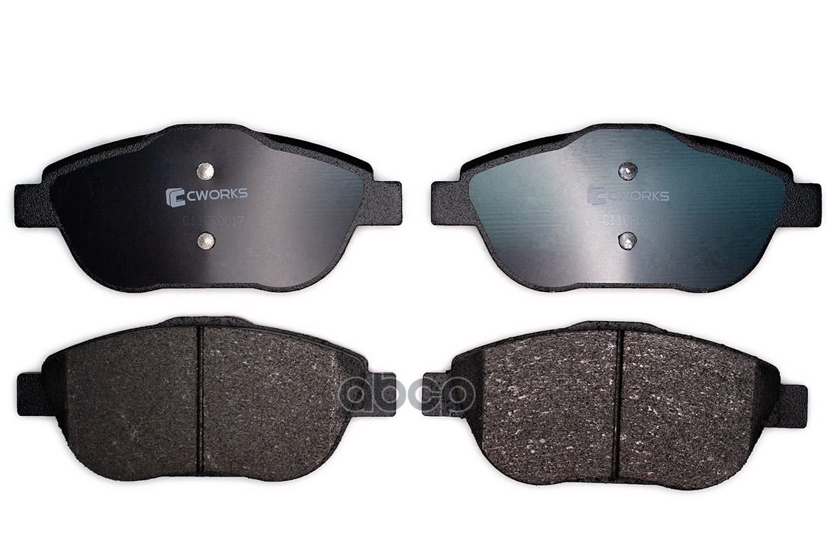 Тормозные колодки передние Low Metallic C11CR0017 CWORKS арт. C11CR0017