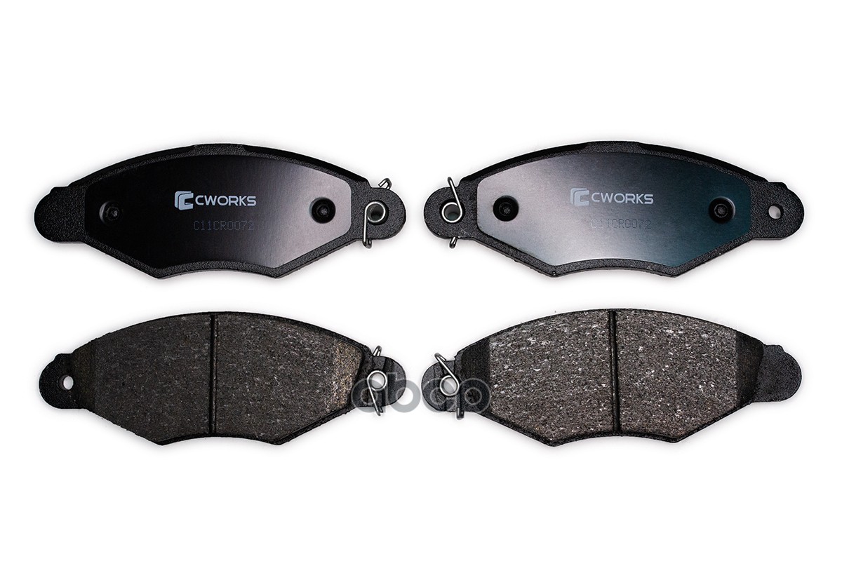 Тормозные колодки передние Low Metallic C11CR0072 CWORKS арт. C11CR0072
