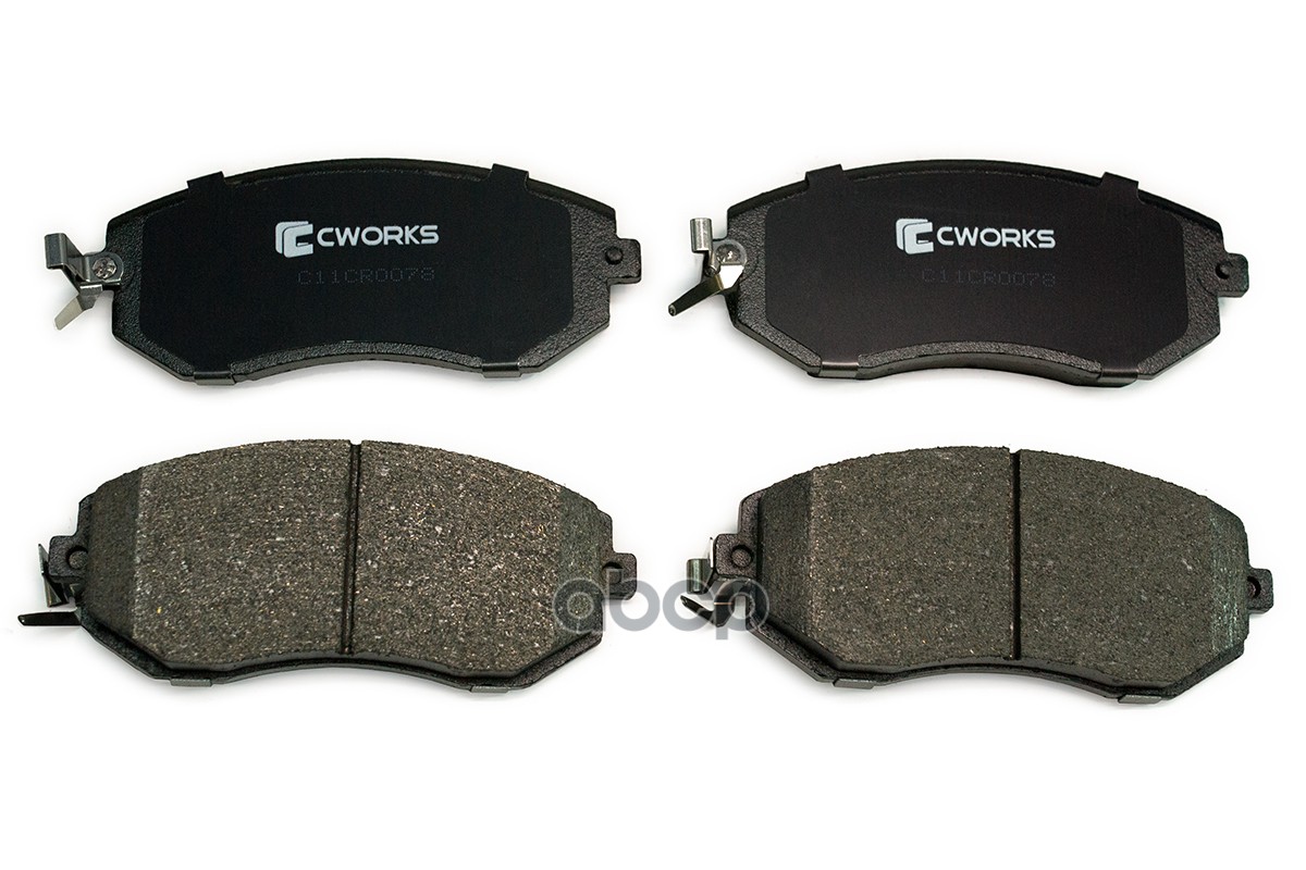 Тормозные колодки передние Low Metallic C11CR0078 CWORKS арт. C11CR0078