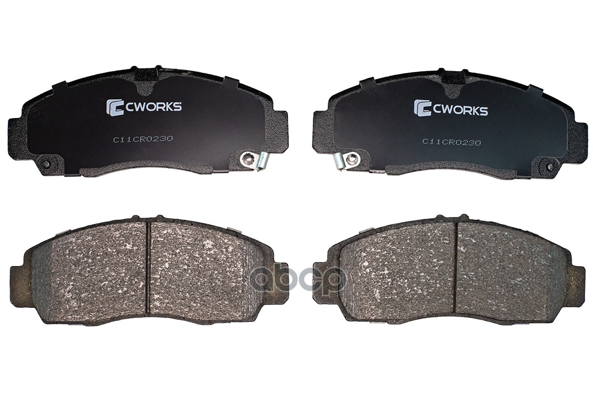Замена на C11CR0195 Тормозные колодки передние, Low Metallic C11CR0230 CWORKS арт. C11CR0230