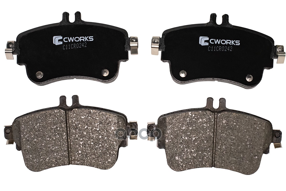Тормозные колодки передние, Low Metallic C11CR0242 CWORKS арт. C11CR0242
