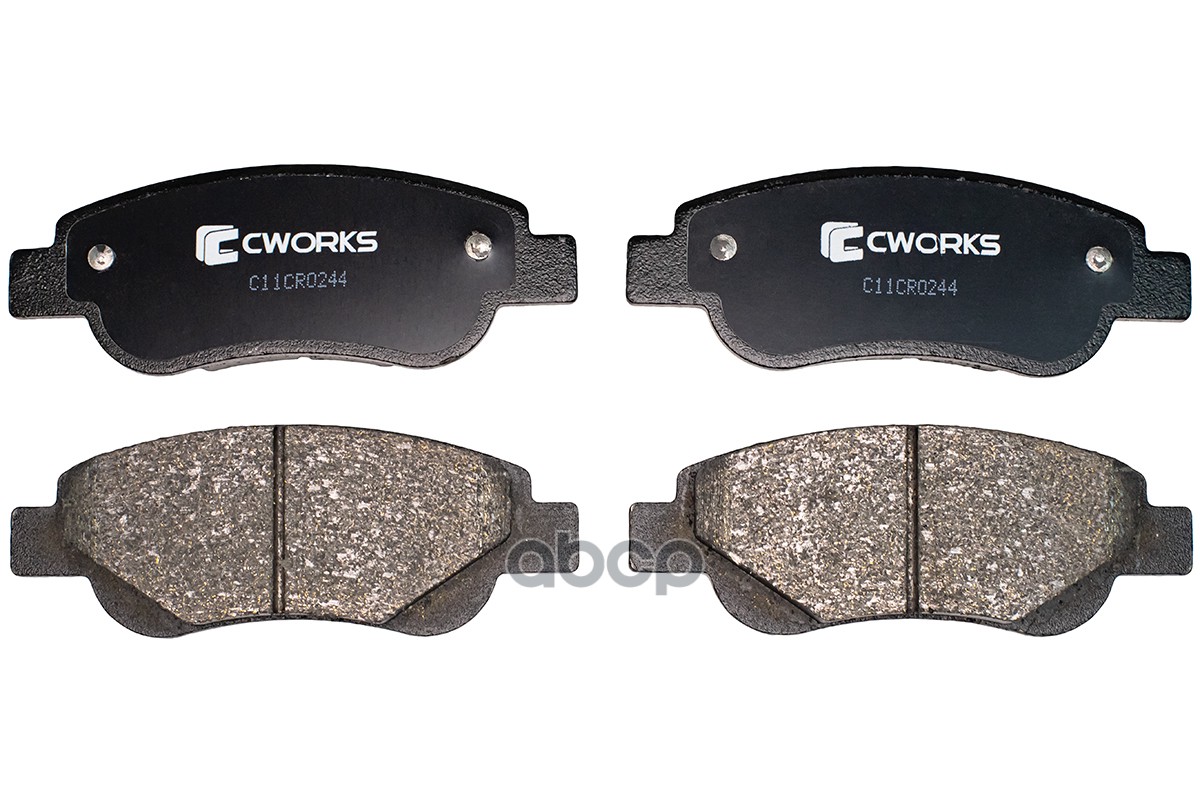 Тормозные колодки передние, Low Metallic C11CR0244 CWORKS арт. C11CR0244