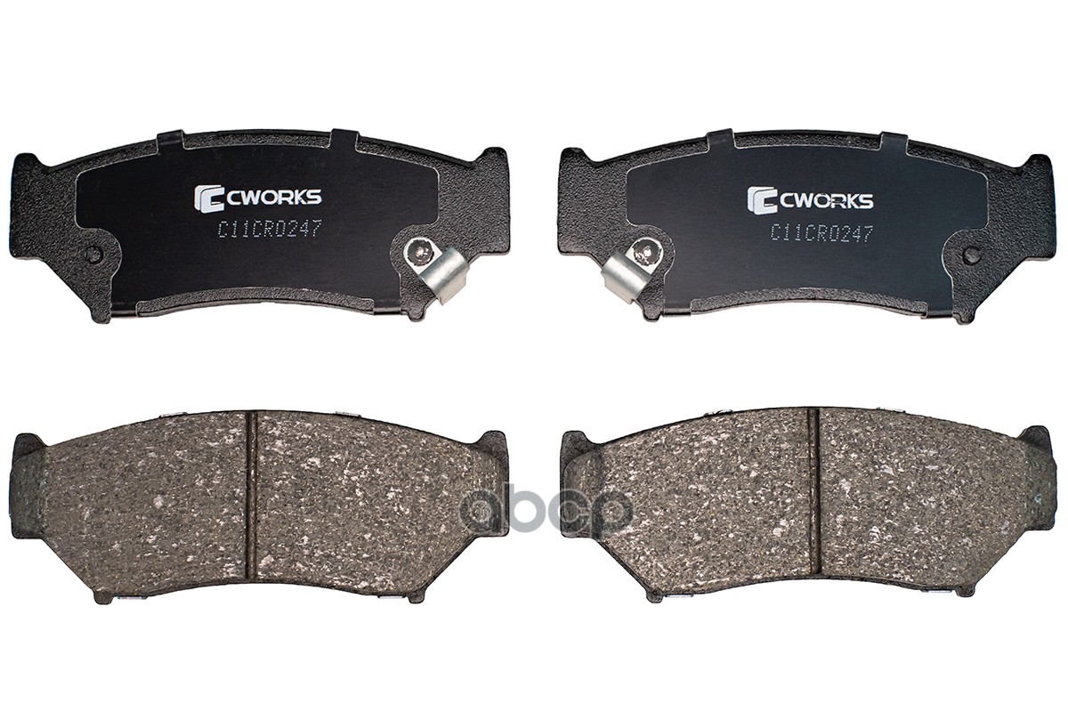Тормозные колодки передние, Low Metallic C11CR0247 CWORKS арт. C11CR0247
