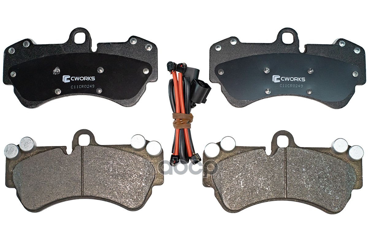 Тормозные колодки передние, Low Metallic C11CR0249 CWORKS арт. C11CR0249