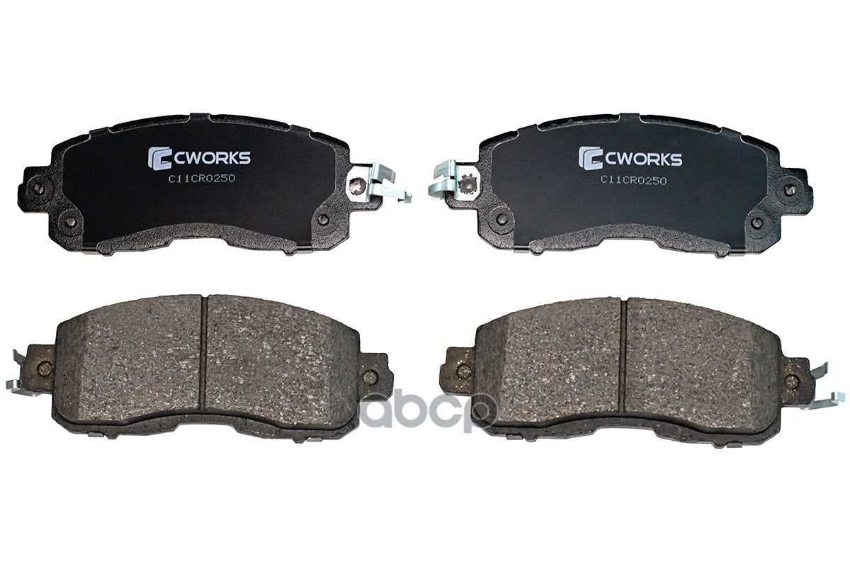 Тормозные колодки передние, Low Metallic C11CR0250 CWORKS арт. C11CR0250