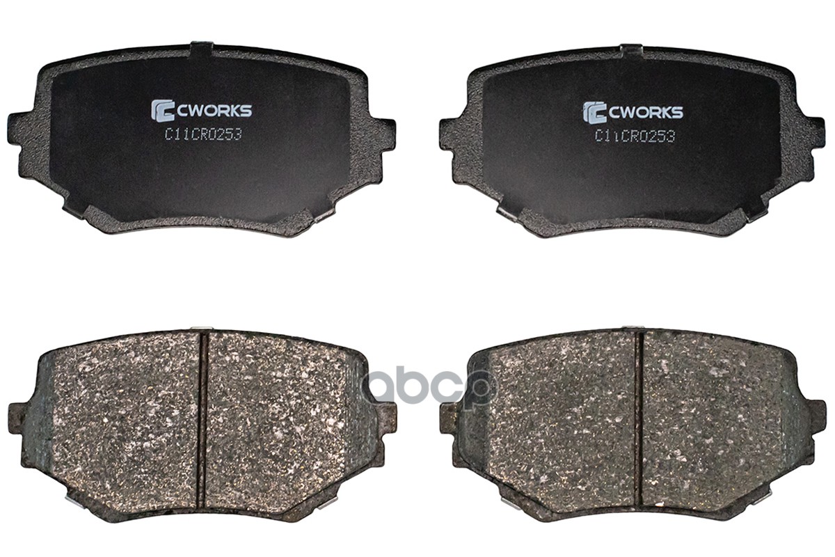 Тормозные колодки передние, Low Metallic C11CR0253 CWORKS арт. C11CR0253