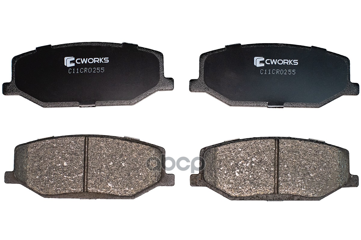 Тормозные колодки передние, Low Metallic C11CR0255 CWORKS арт. C11CR0255
