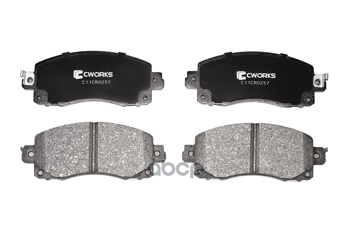 Тормозные колодки передние, Low Metallic C11CR0257 CWORKS арт. C11CR0257