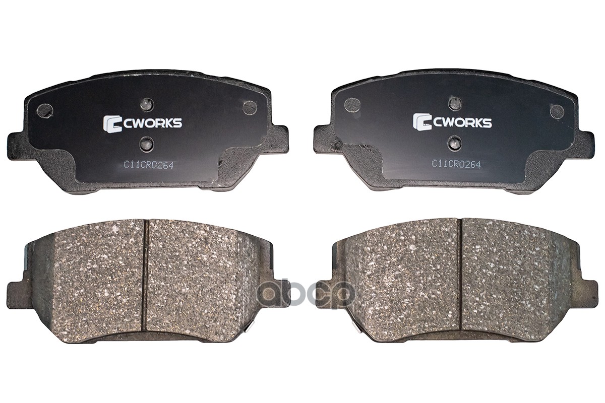 Тормозные колодки передние, Low Metallic C11CR0264 CWORKS арт. C11CR0264