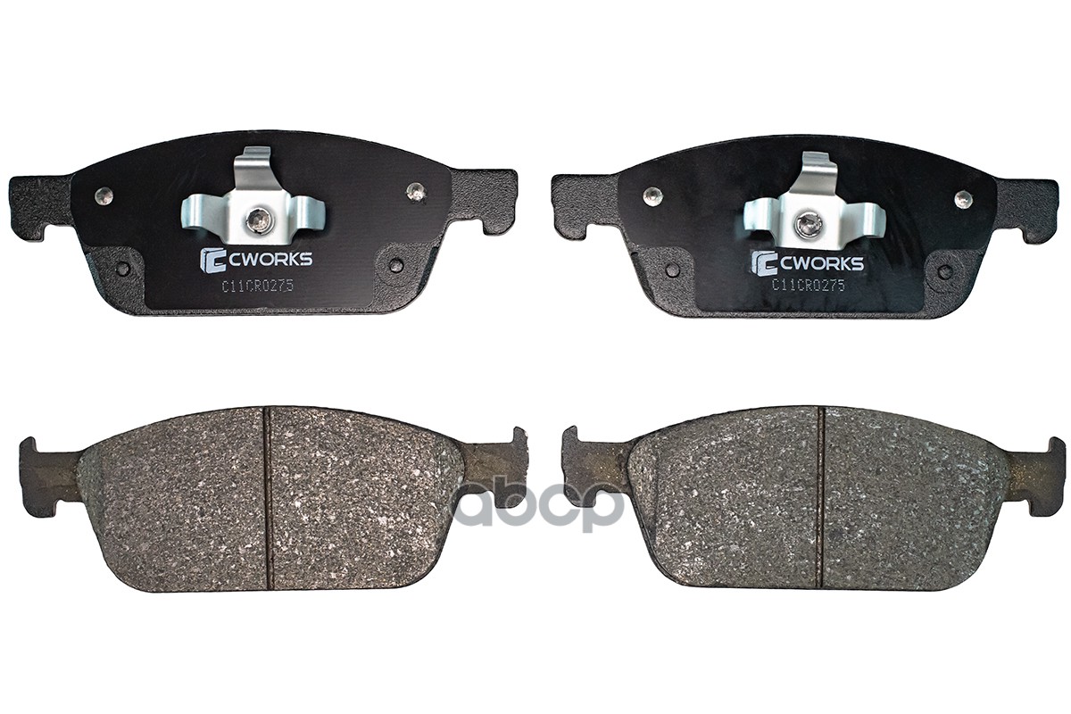 ЗАМЕНА НА C11CR1019 Тормозные колодки передние, Low Metallic C11CR0275 CWORKS арт. C11CR0275