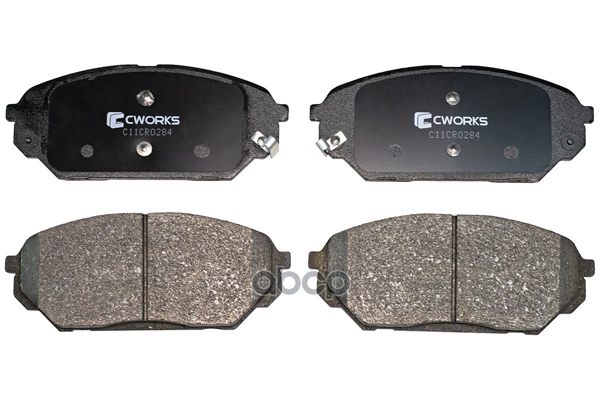 Тормозные колодки передние, Low Metallic C11CR0284 CWORKS арт. C11CR0284