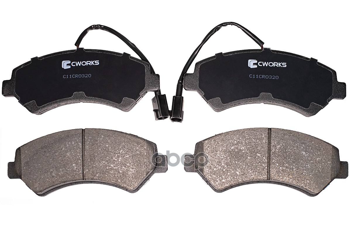 Тормозные колодки передние C11CR0320 CWORKS арт. C11CR0320