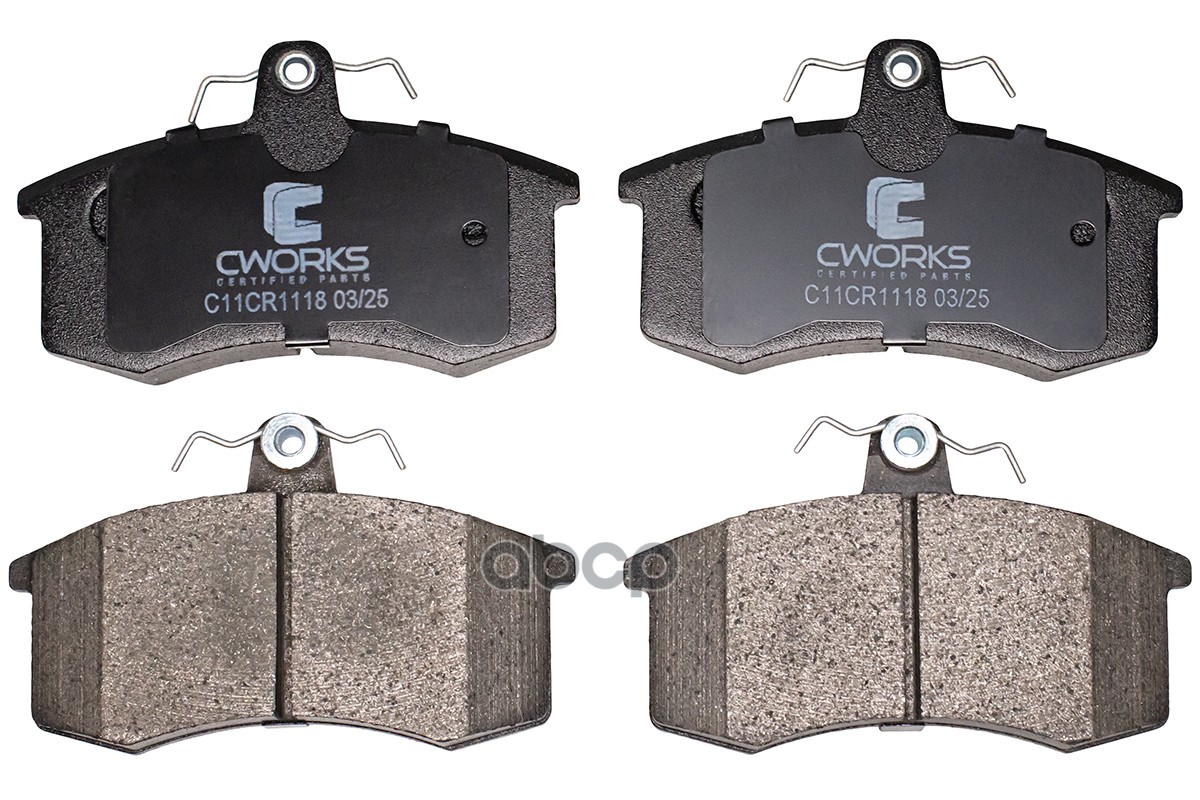 Колодки передние CWORKS C11CR1118 CWORKS арт. C11CR1118
