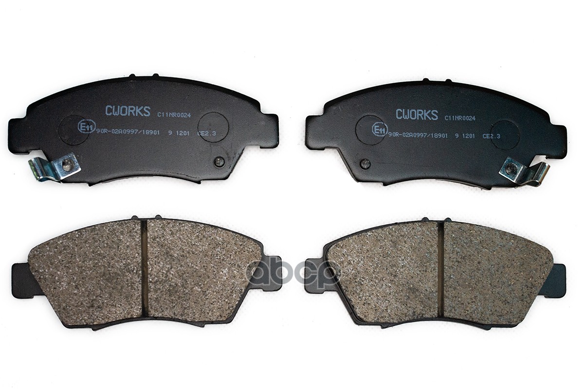 Тормозные Колодки Передние (Nao) Cworks C11nr0024 CWORKS арт. C11NR0024