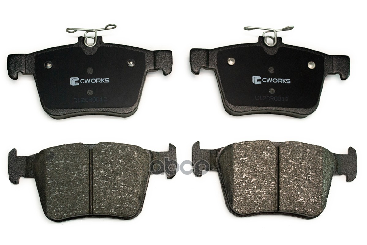 Тормозные колодки задние Low Metallic C12CR0012 CWORKS арт. C12CR0012