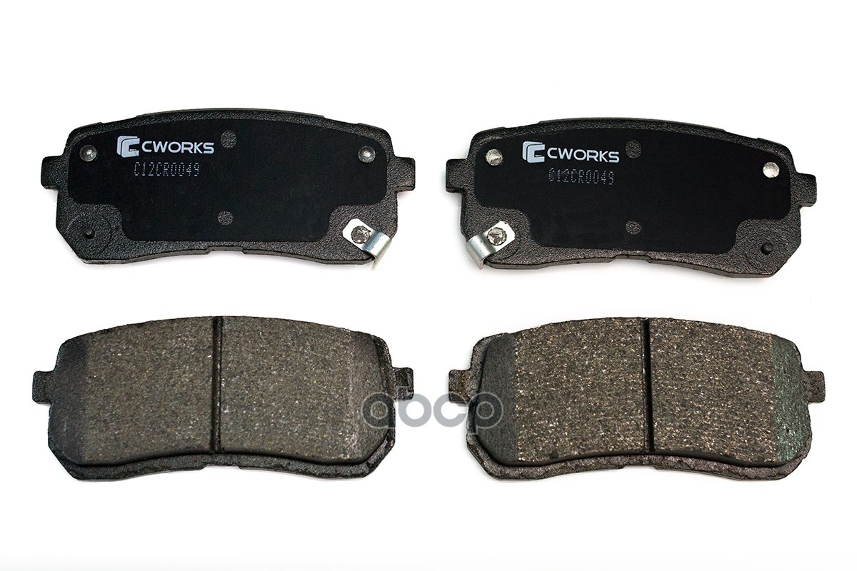 Тормозные колодки задние Low Metallic C12CR0049 CWORKS арт. C12CR0049