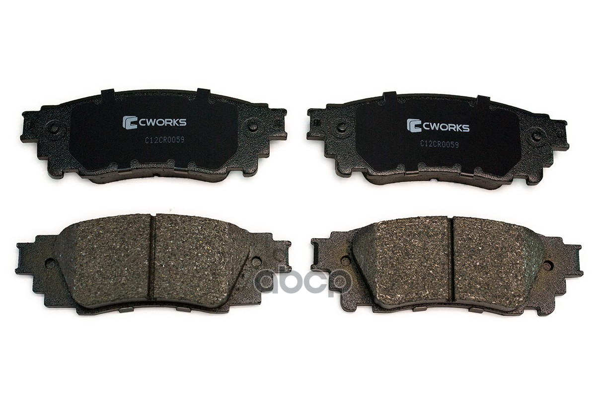 Тормозные колодки задние Low Metallic C12CR0059 CWORKS арт. C12CR0059