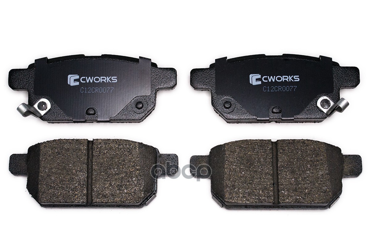 Тормозные колодки задние Low Metallic C12CR0077 CWORKS арт. C12CR0077