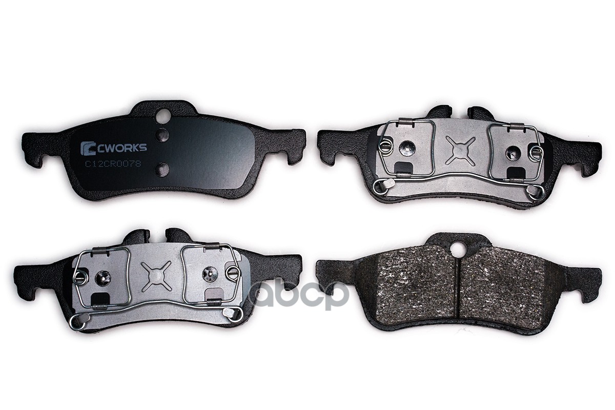 Колодки тормозные дисковые задние  Low Metallic CWORKS арт. c12cr0078