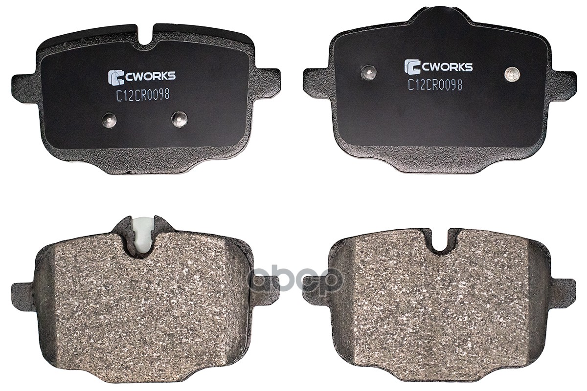 Тормозные колодки задние Low Metallic C12CR0098 CWORKS арт. C12CR0098