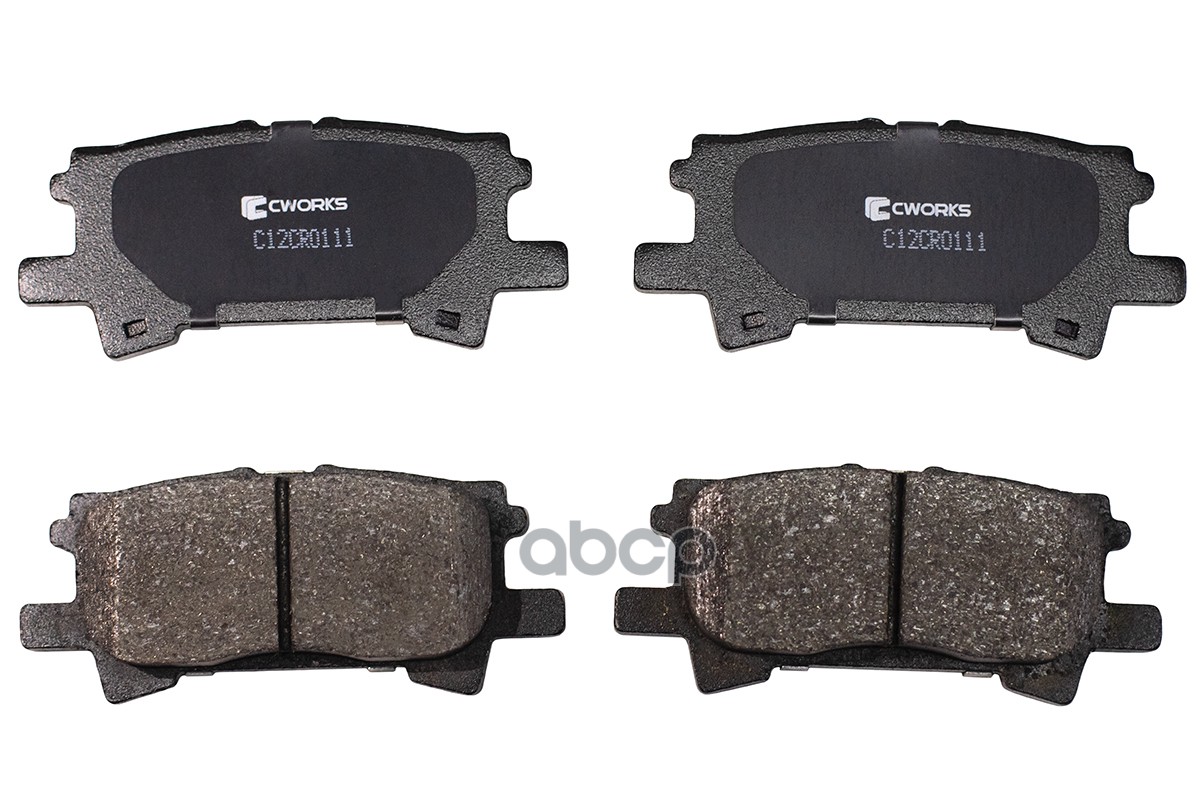 Тормозные колодки задние Low Metallic C12CR0111 CWORKS арт. C12CR0111
