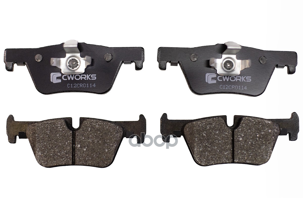 Тормозные колодки задние Low Metallic C12CR0114 CWORKS арт. C12CR0114