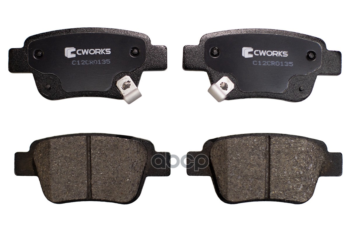 Тормозные колодки задние Low Metallic C12CR0135 CWORKS арт. C12CR0135