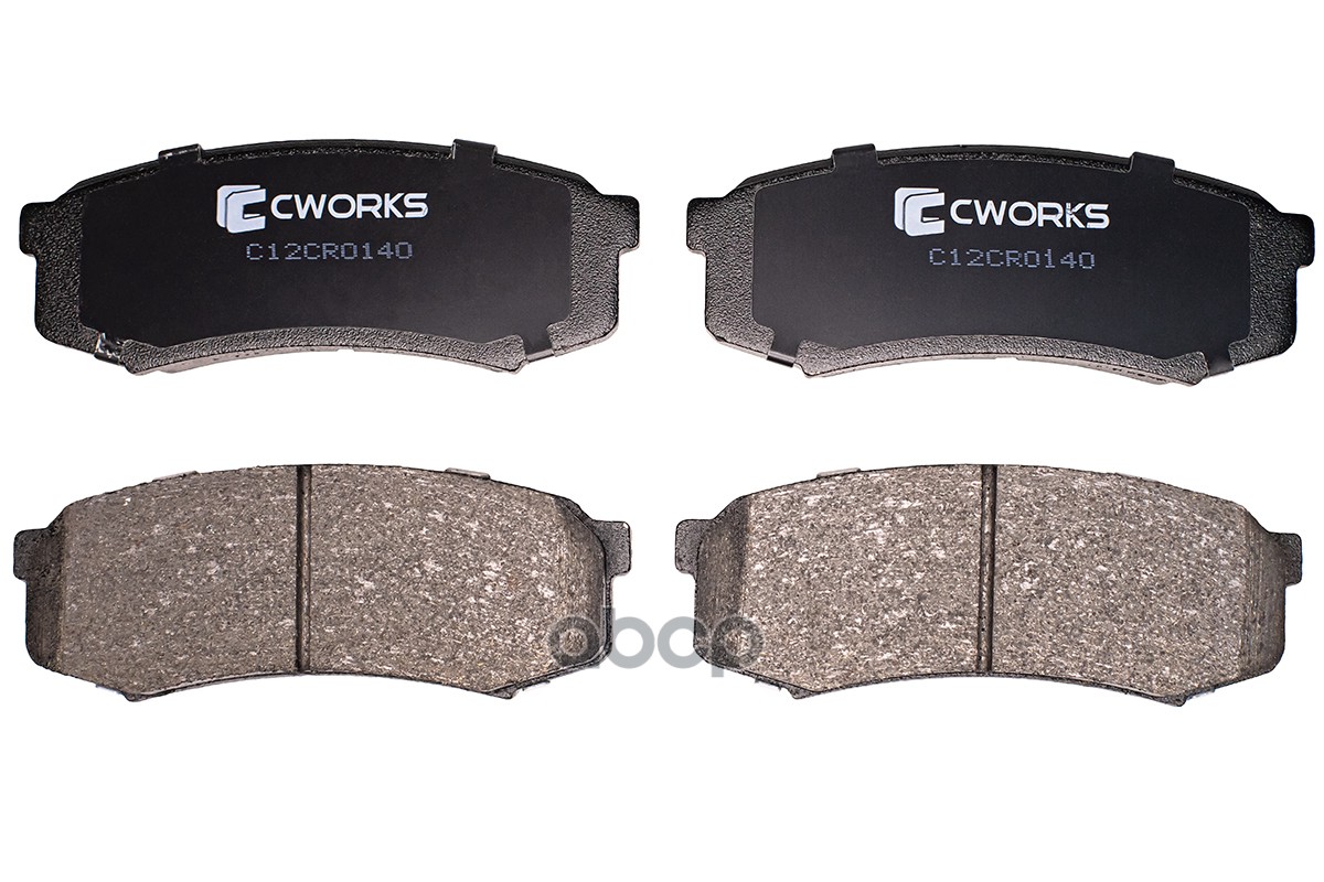 Колодки тормозные задние (Low Metallic) TOYOTA CWORKS арт. c12cr0140