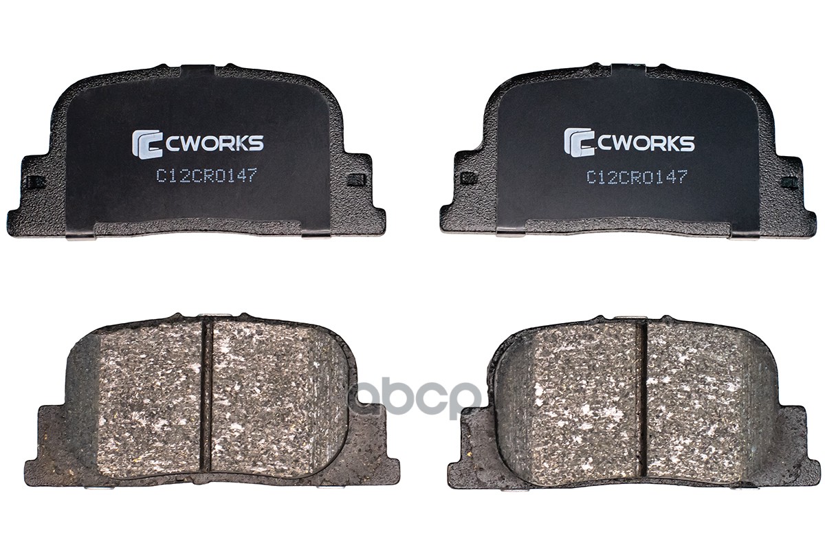 Колодки тормозные задние (Low Metallic) TOYOTA CWORKS арт. c12cr0147