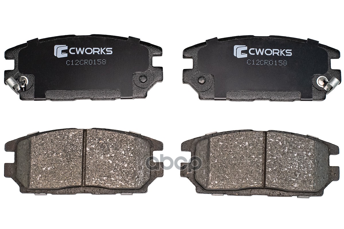 Тормозные колодки задние, Low Metallic C12CR0158 CWORKS арт. C12CR0158