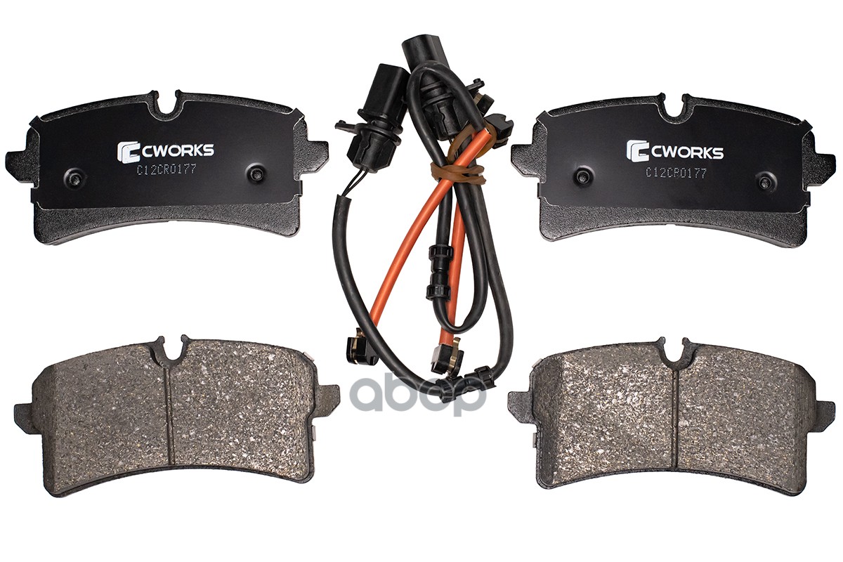 Тормозные Колодки Задние, Low Metallic C12cr0177 CWORKS арт. C12CR0177