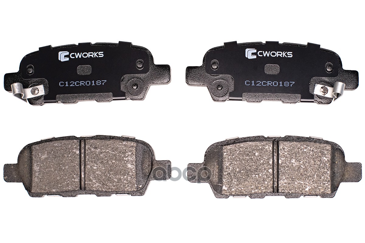 Тормозные колодки задниe C12CR0187 CWORKS арт. C12CR0187