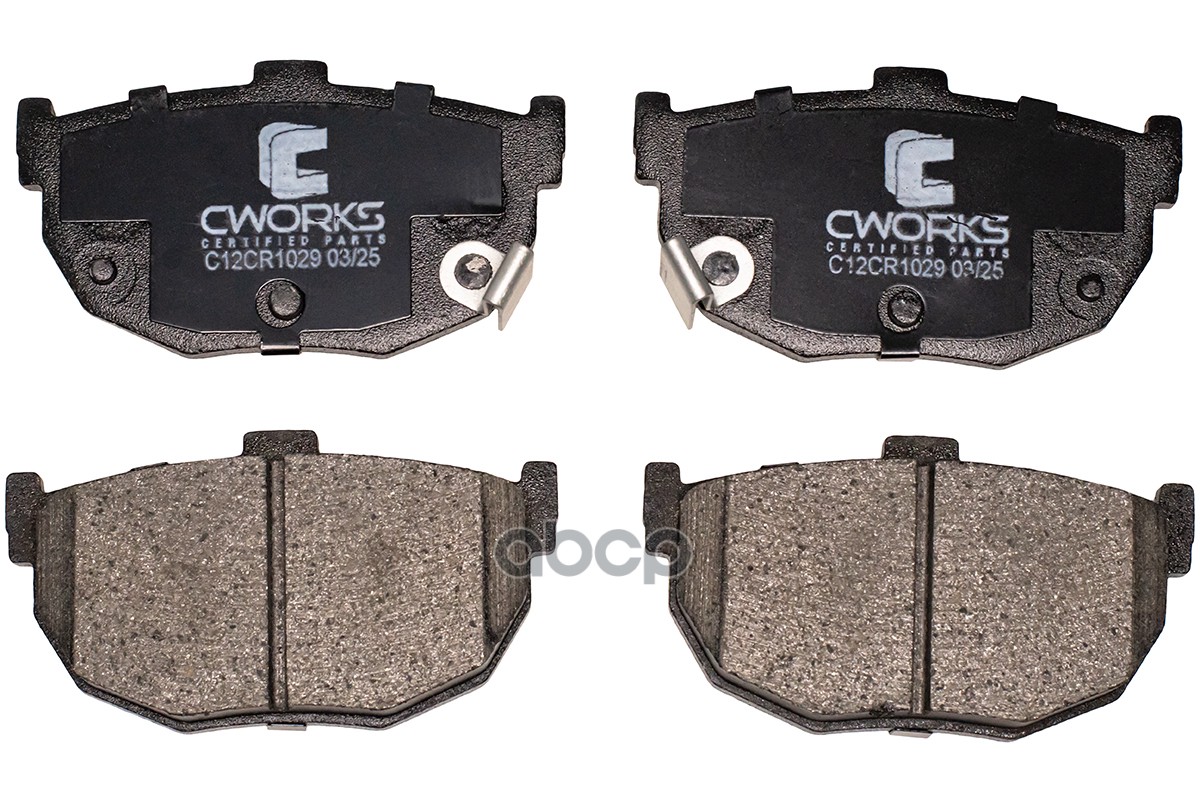 Тормозные колодки задние Low Metallic C12CR1029 CWORKS арт. C12CR1029