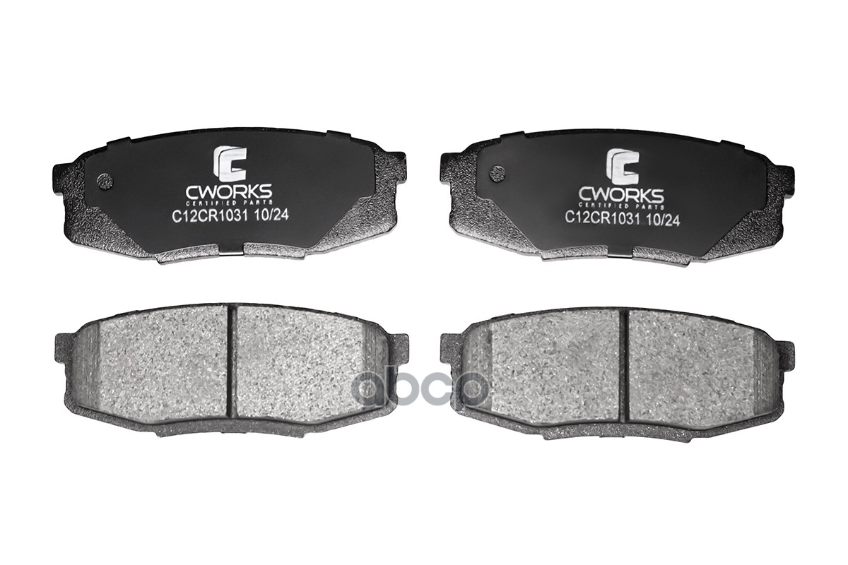 Замена на C12CR0194 Тормозные колодки задние Low Metallic C12CR1031 CWORKS арт. C12CR1031