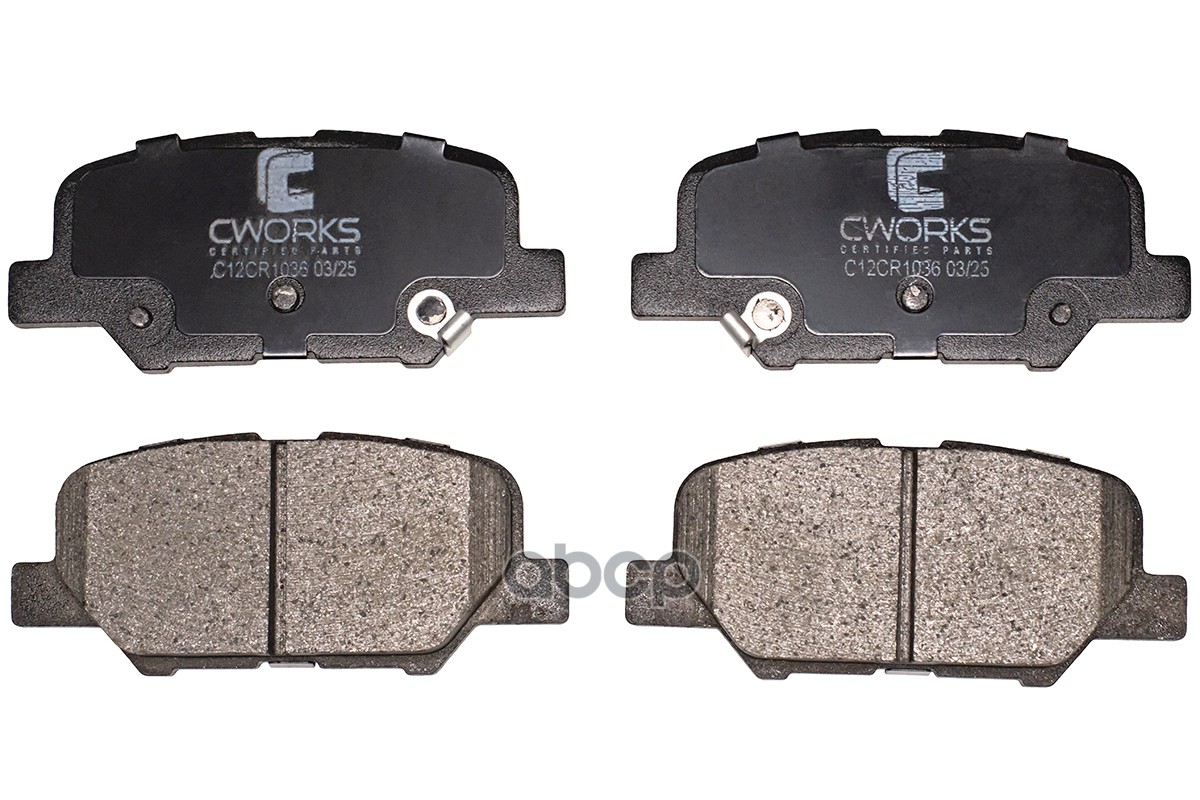 Колодки тормозные задние (Low Metallic) MITSUBISHI CWORKS арт. c12cr1036