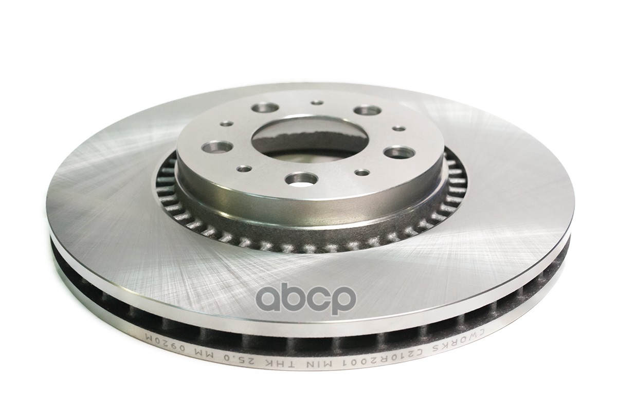 Тормозной диск передний C210R2001 CWORKS арт. C210R2001