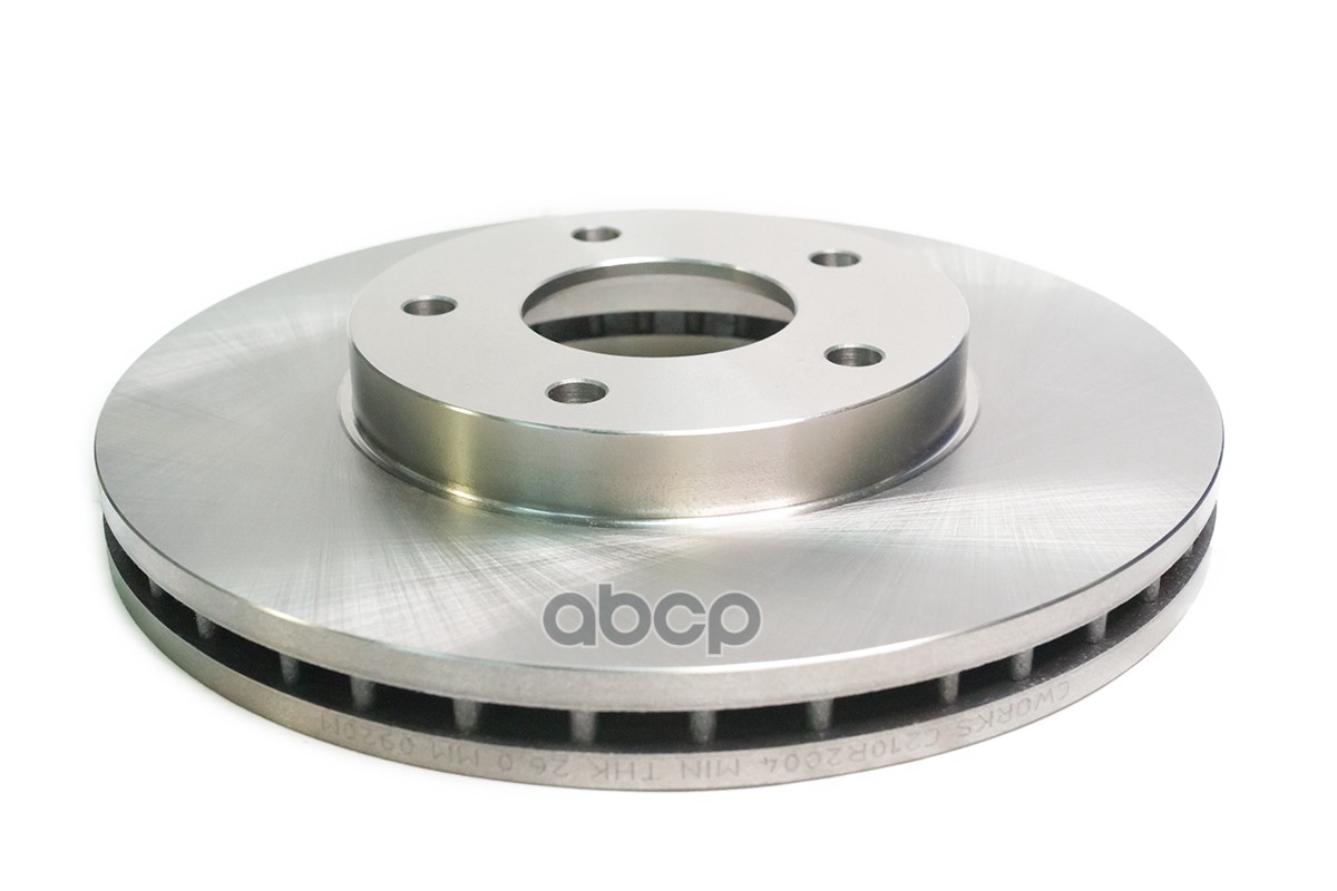 Диск тормозной передний INFINITI: I30 MAZDA: B-SERIE (UF) NISSAN: ALMERA TINO (V10) CWORKS арт. c210r2004