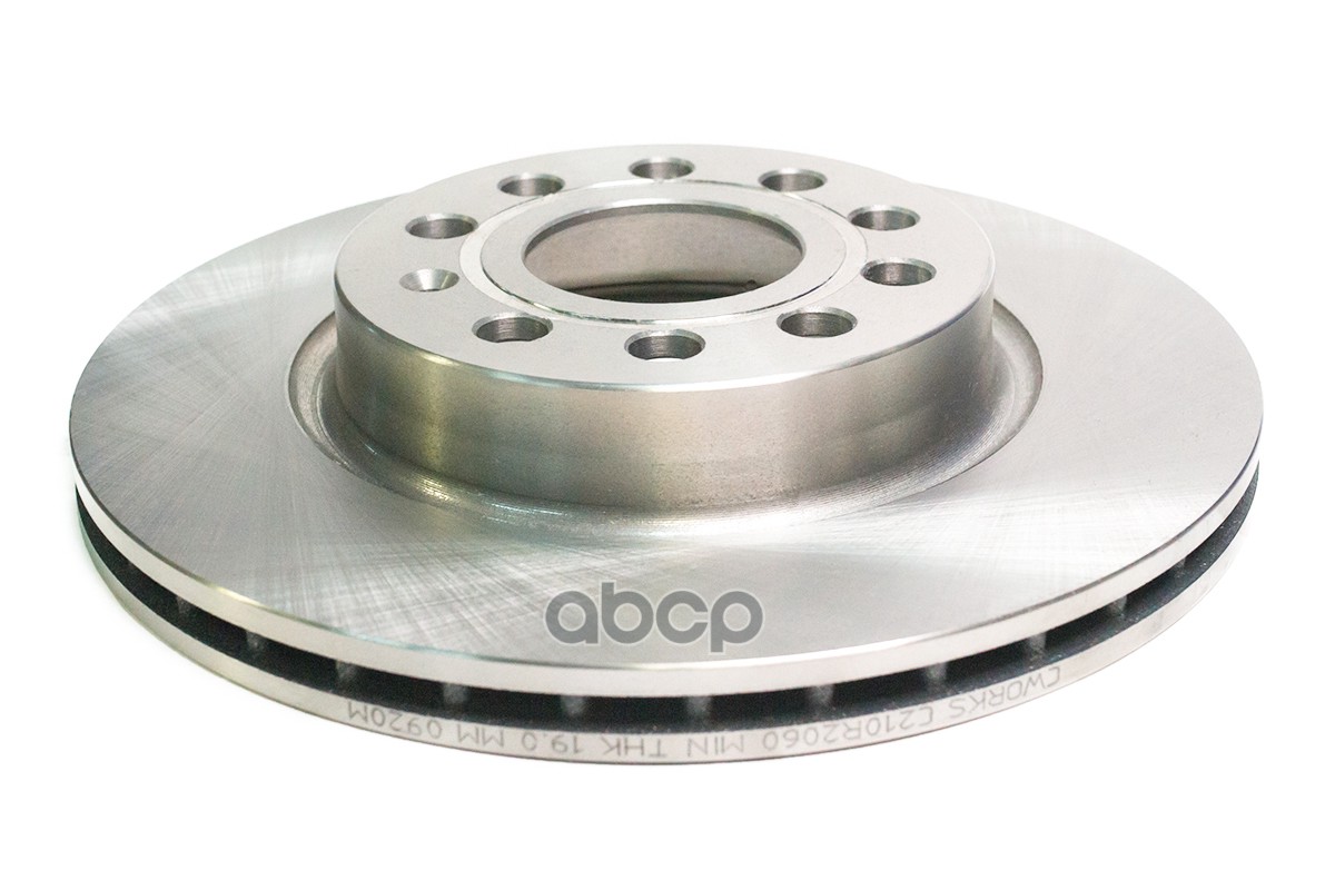 Диск тормозной передний AUDI / SEAT / SKODA / VW CWORKS арт. c210r2060
