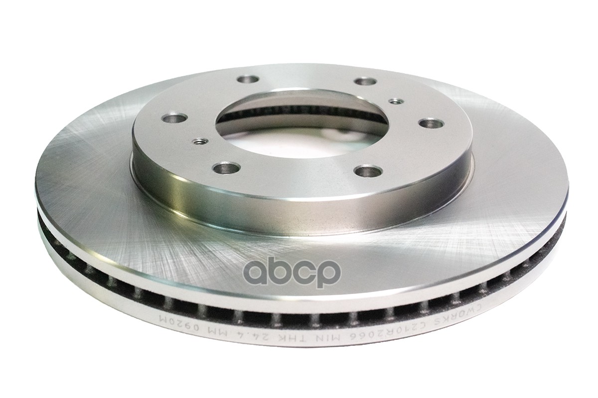 Диск тормозной передний MITSUBISHI: PAJERO CLASSIC (V2_W) PAJERO III (V7_W  V6_W) CWORKS арт. c210r2066