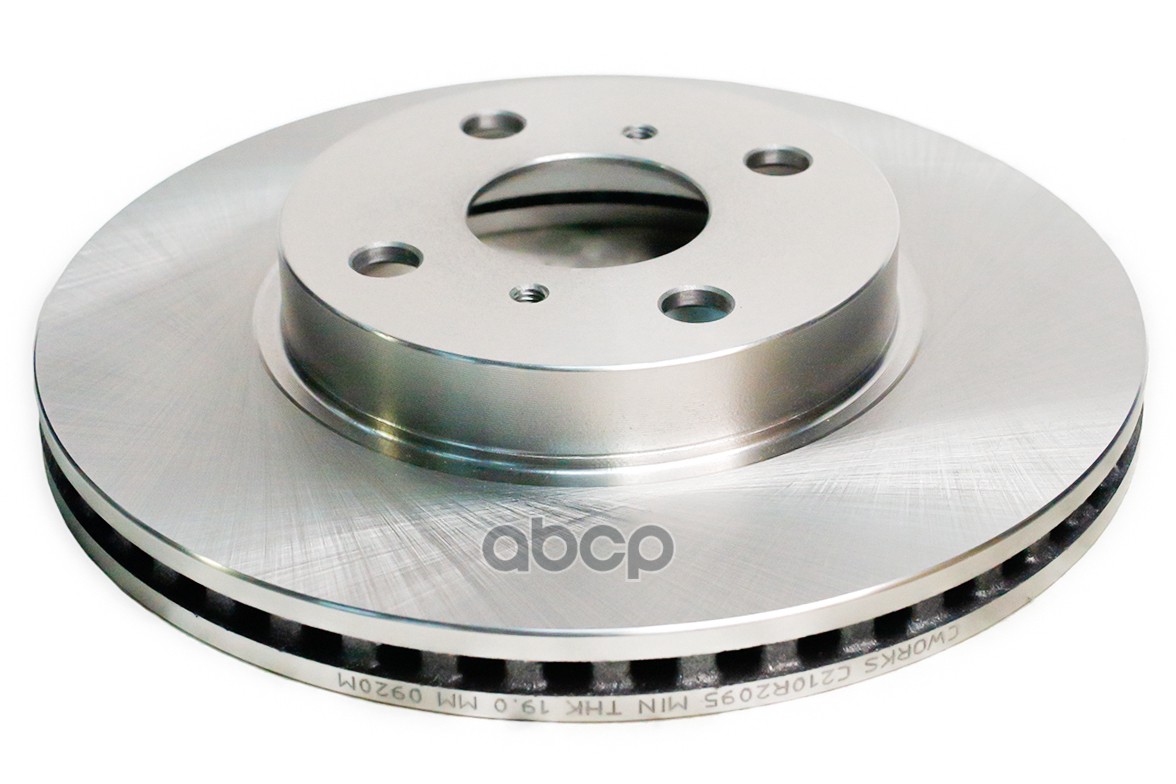 Тормозной диск передний C210R2095 CWORKS арт. C210R2095