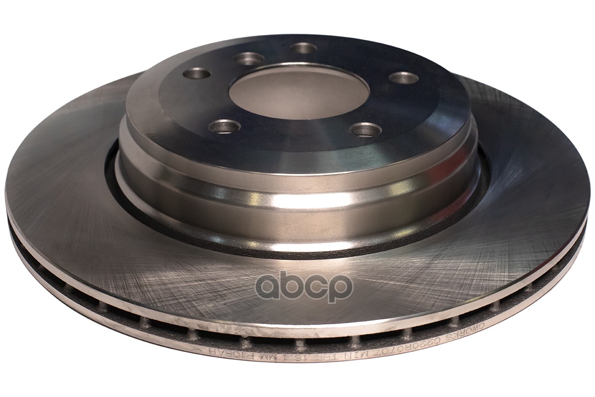 Диск тормозной задний BMW 5 E60/61 520-530 03-10 задний, вентилируемый D CWORKS C220R0707 CWORKS арт. C220R0707