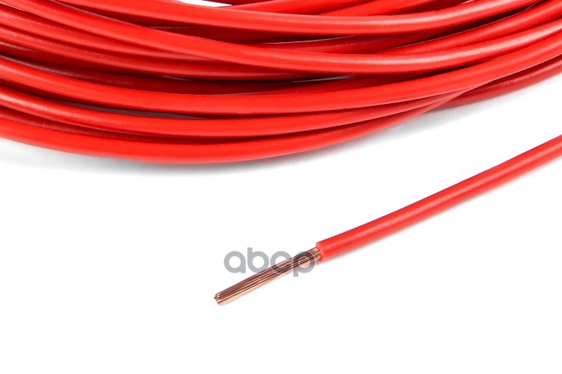 Провод Пвам 1,0 Кв.мм Цвет Красный, Длина 5М. Cargen арт. AX3521