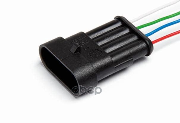 Разъем 2821061 (4pin) 4 контакта моторной косы для Citroen, Peugeot; жгута задних фонарей для GAZ. CARGEN арт. AX366