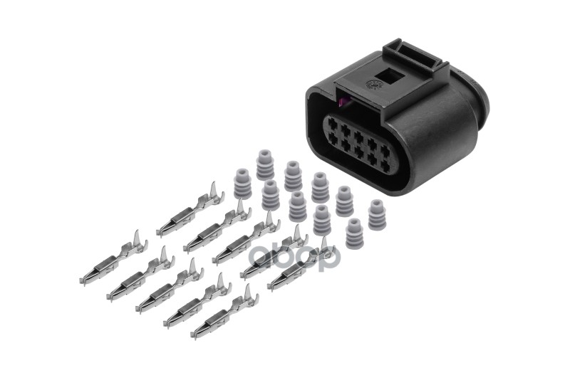 Разъем 1J0973715 (10pin) 10 контактов замка двери для Audi, Skoda. CARGEN арт. AX65210S